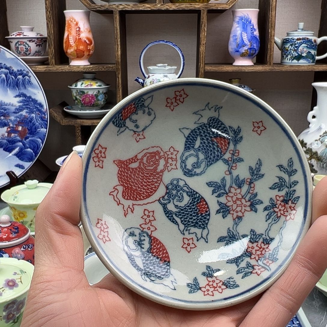 碟陶景德镇陶瓷567老厂瓷28