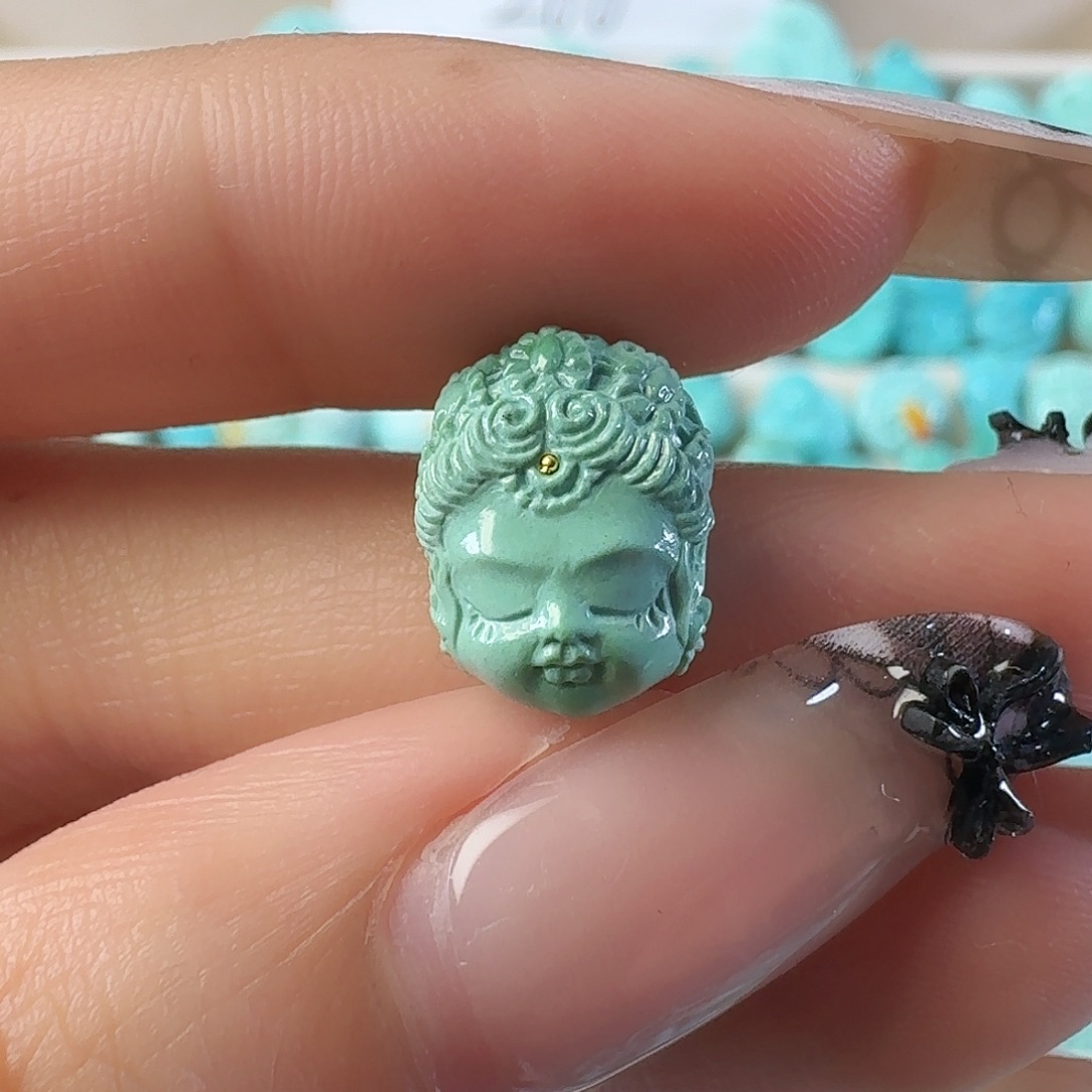 绿松石未镶嵌吊坠(不含链)