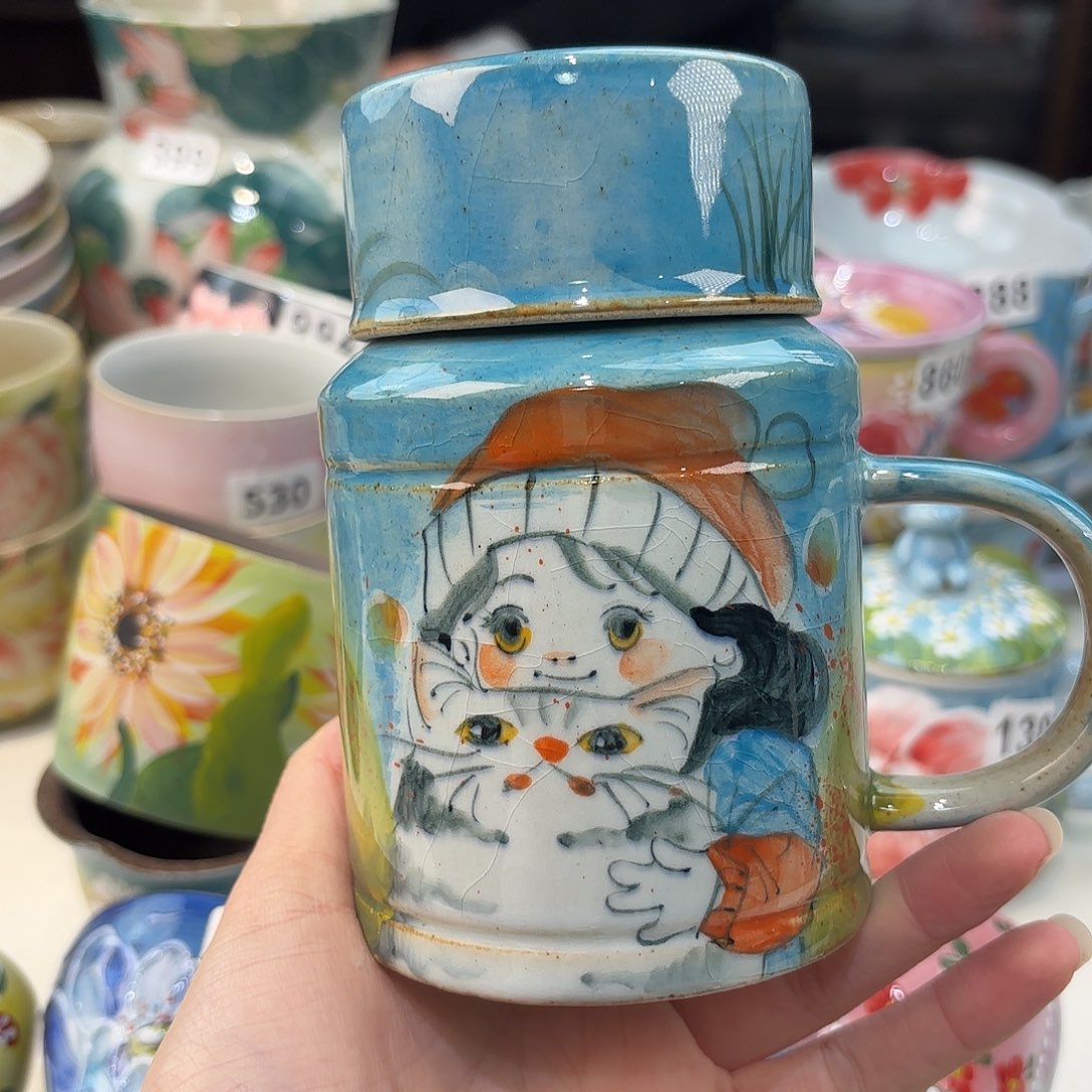 瓷片兔兔好可爱啊