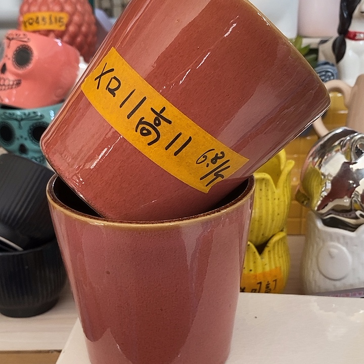 陶盆有孔 瑕疵针孔漏釉介意勿拍 口高