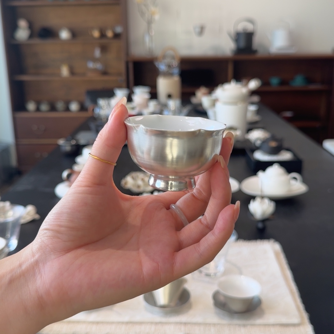 鎏银高足杯 直播福利