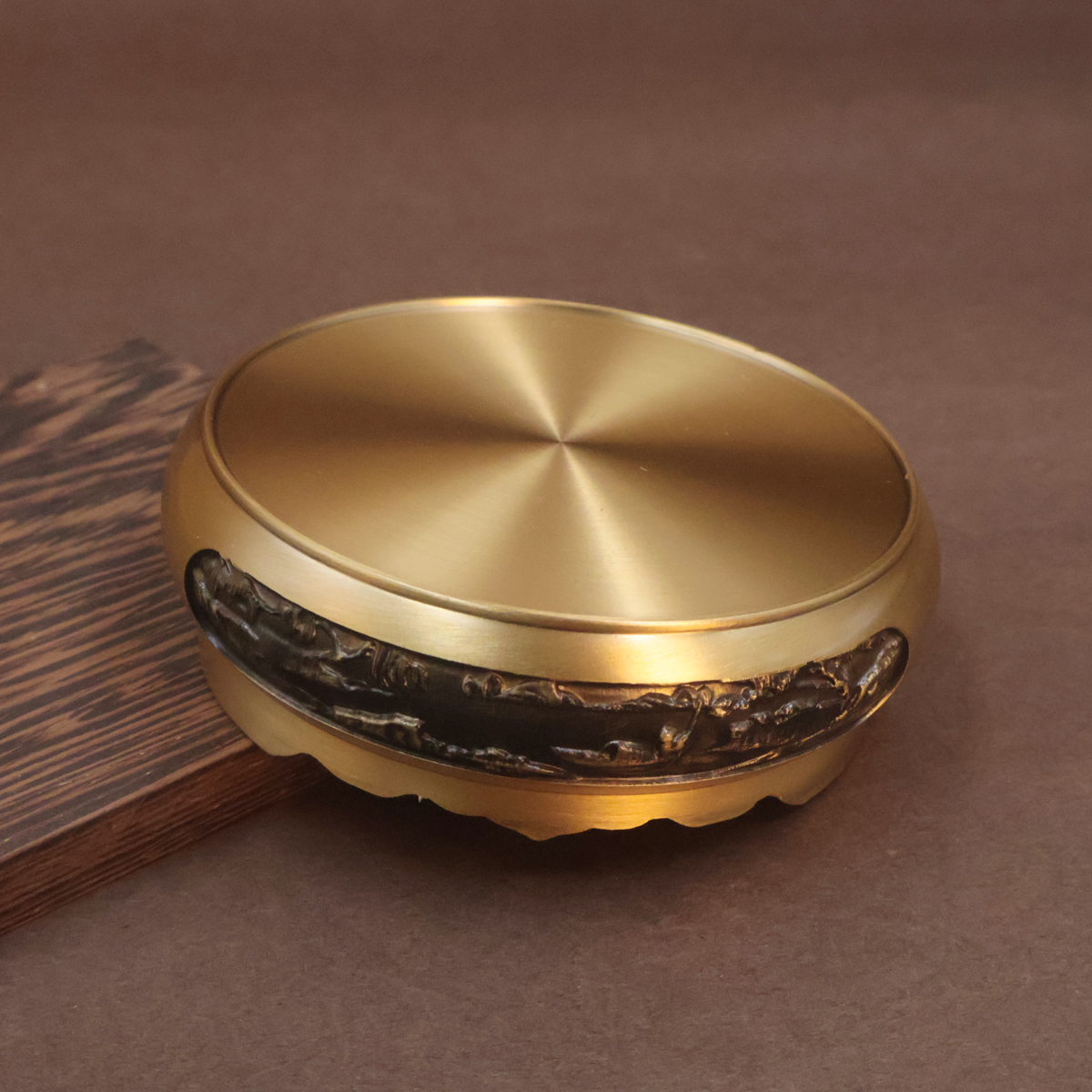 新中式山水底座底座桌面柜台摆件客厅办公室工艺品摆件