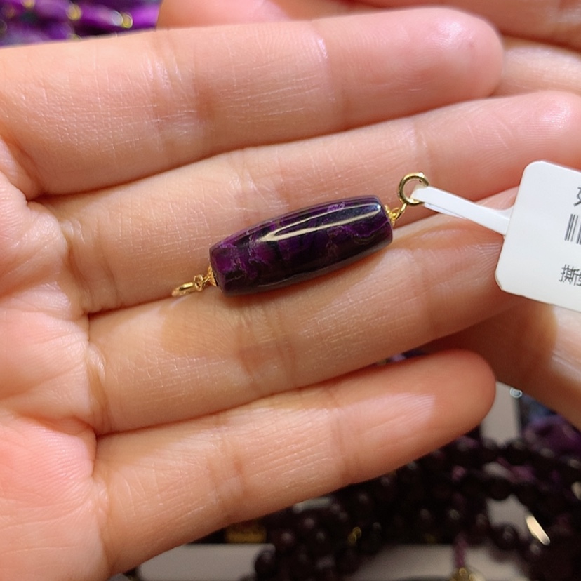 【闪购商品】苏纪石（舒俱来）吊坠18K金镶嵌