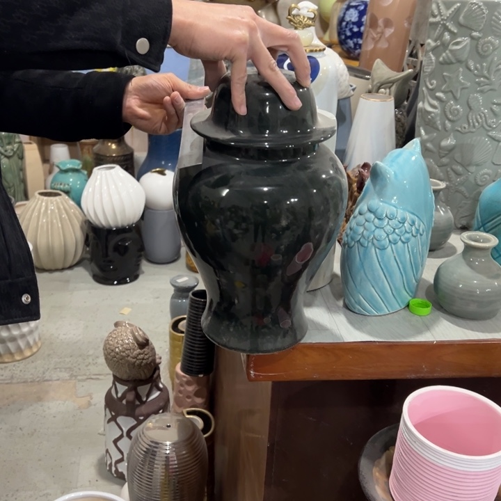 瓶高度33厘米宽度20厘米微瑕捡漏底孔灯柱