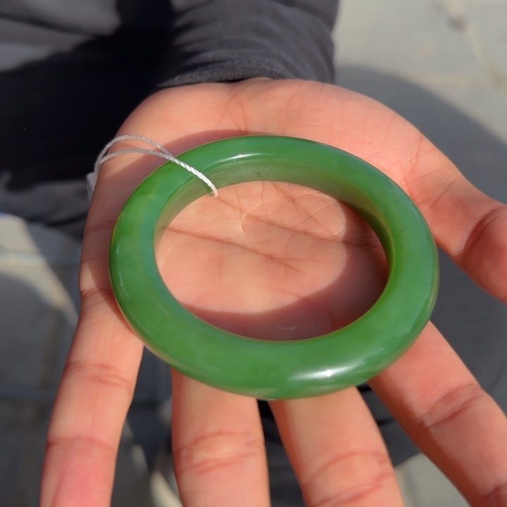 和田玉未镶嵌手镯55-59