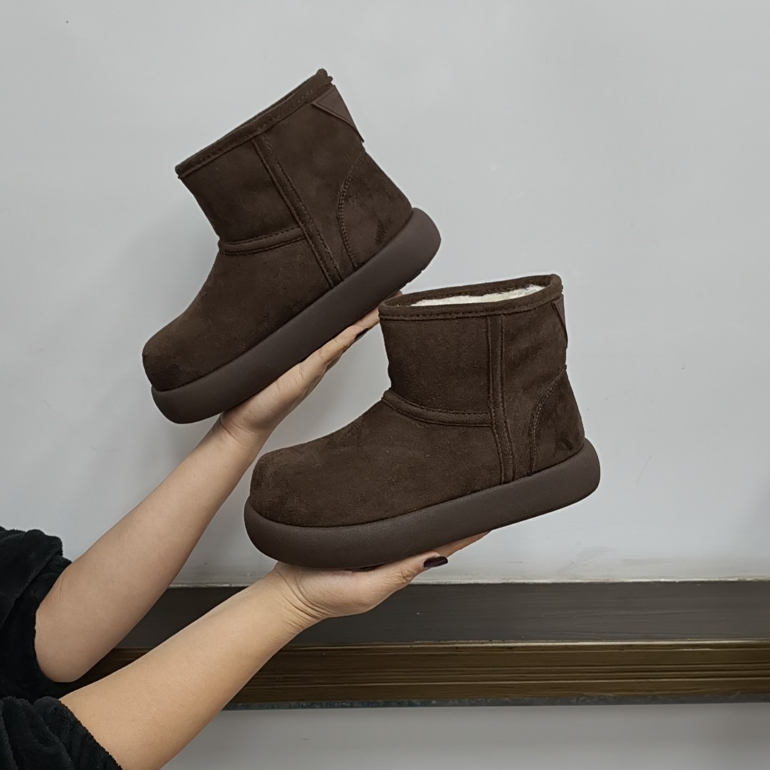 新款加棉加厚时尚百搭小土豆雪地棉码正9821