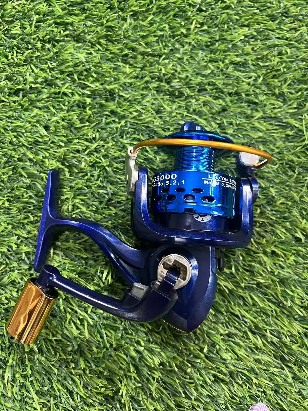 纺车轮7000型塑料线杯通用蓝色