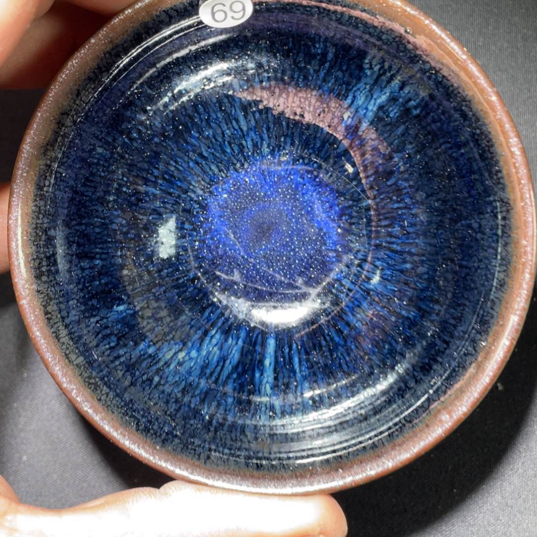 茶盏龙窑柴烧老黄甄选69