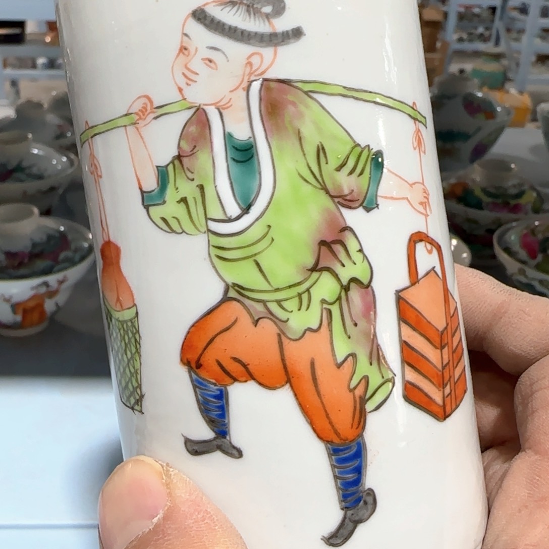 瓷片瓷器是在我国的民间