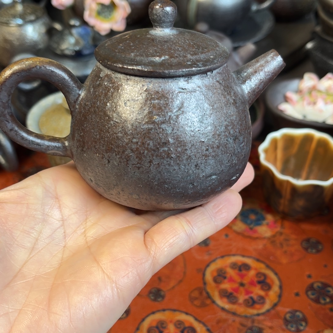 斐***总柴烧茶器主人杯杯柴烧