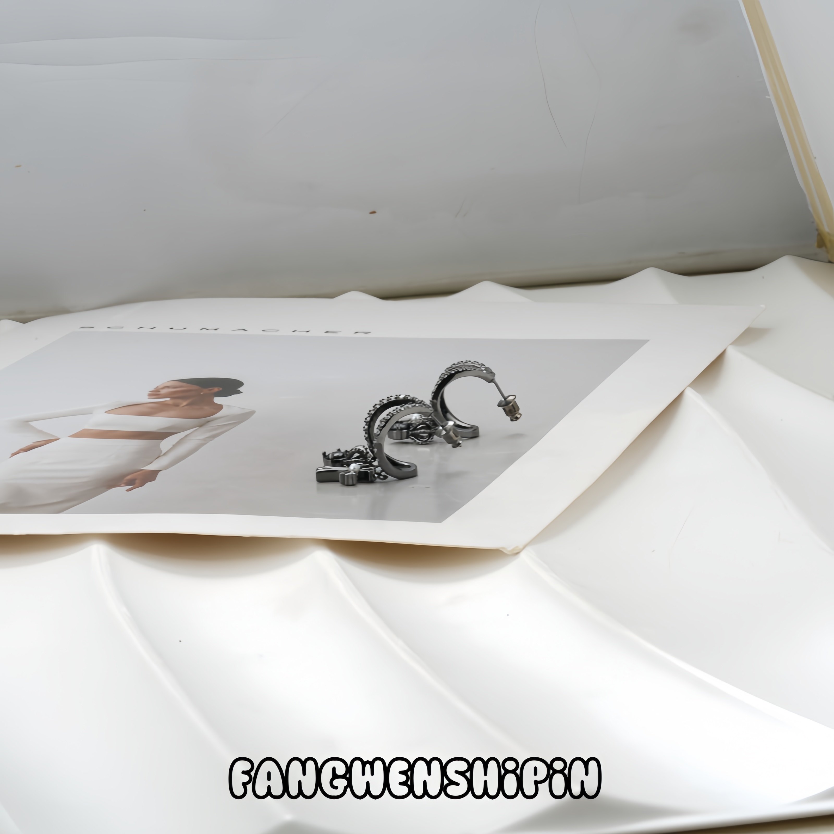 铜合金锆石耳饰 耳环1180