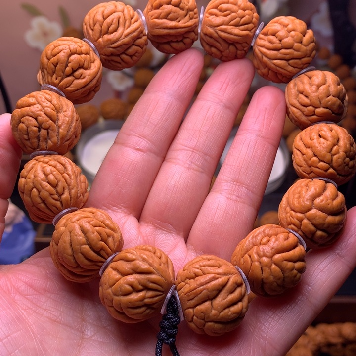 桃核手串龙纹桃核1