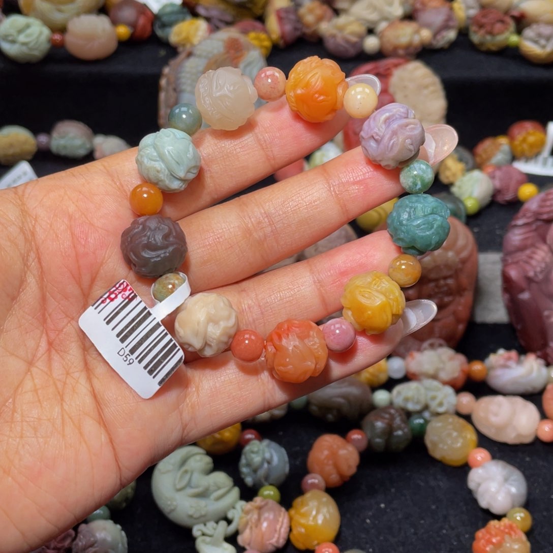 石英质玉手链未镶嵌