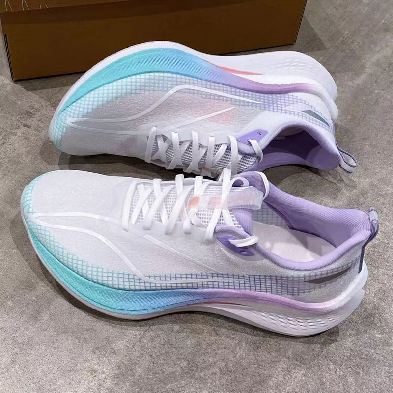 李宁精选赤兔7pro碳板跑步透气网面竞速跑鞋软底适配学生运动鞋