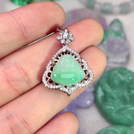 翡翠吊坠(不含链)未镶嵌