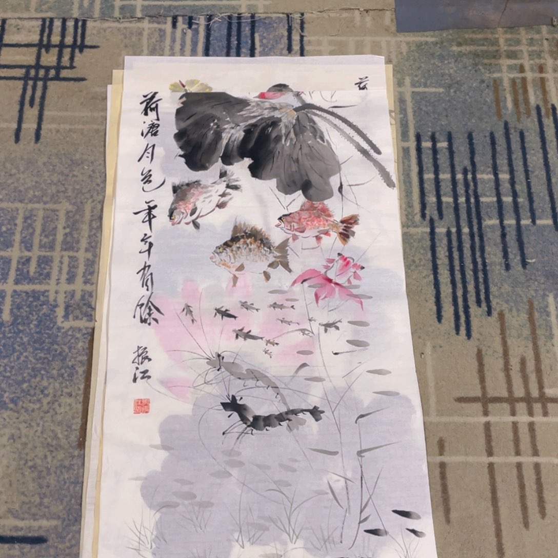 国画三尺作品花鸟作品1111