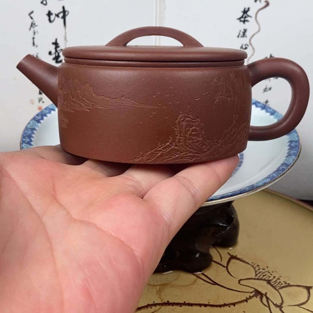 紫砂茶壶全手200 容量宜兴紫砂壶