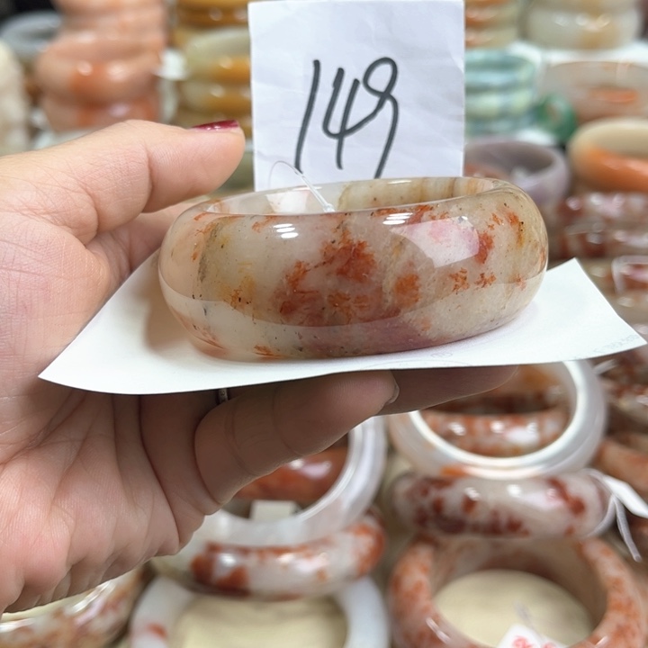 石英质玉圈口54.8未镶嵌