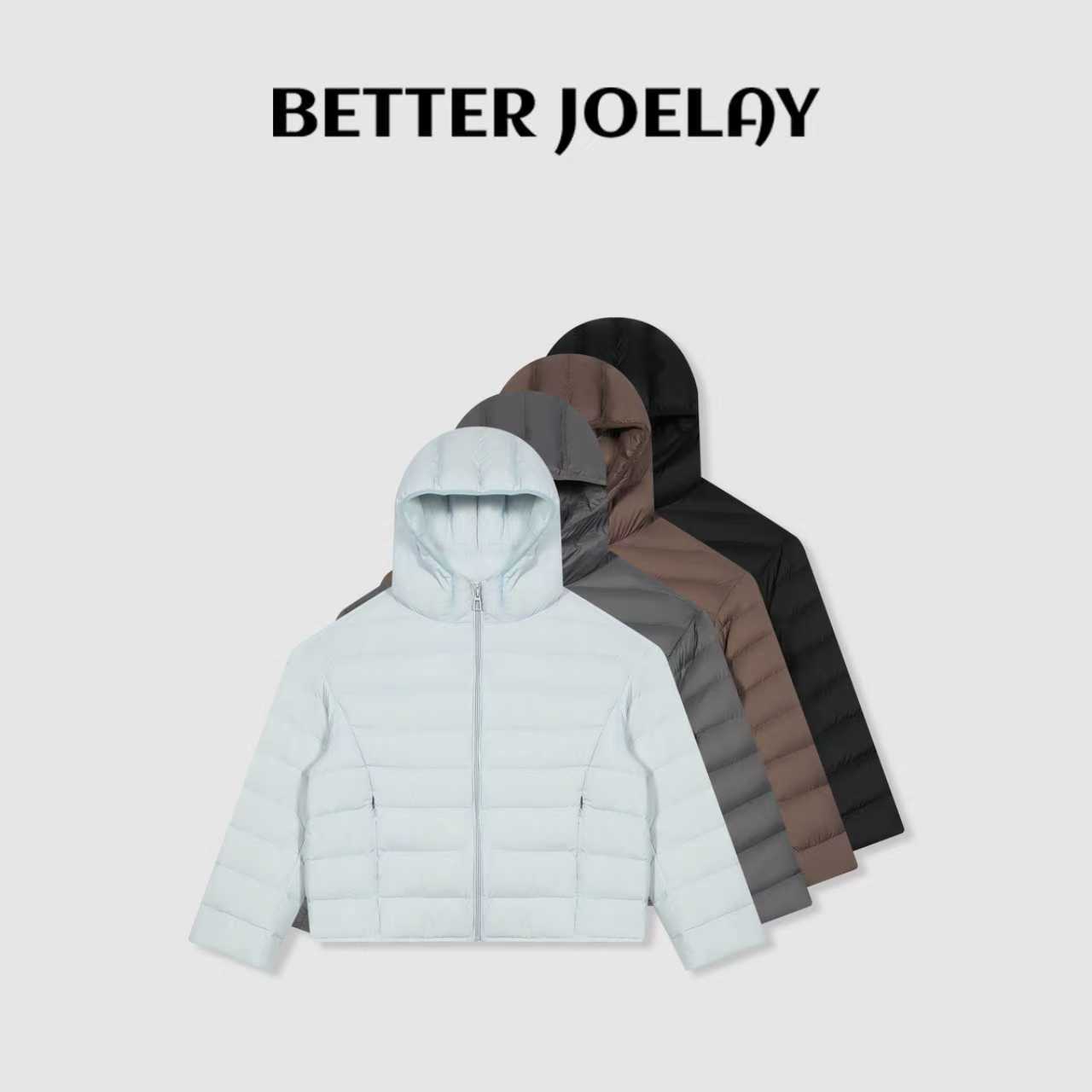 BETTER JOELAY-【短九排】90白鸭绒羽绒服休闲通勤风PK01