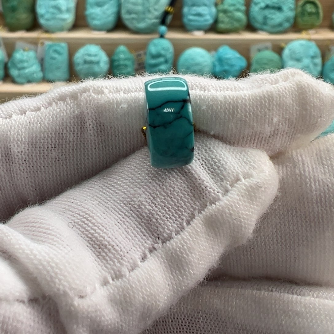 未镶嵌绿松石直切珠11x5.5mm