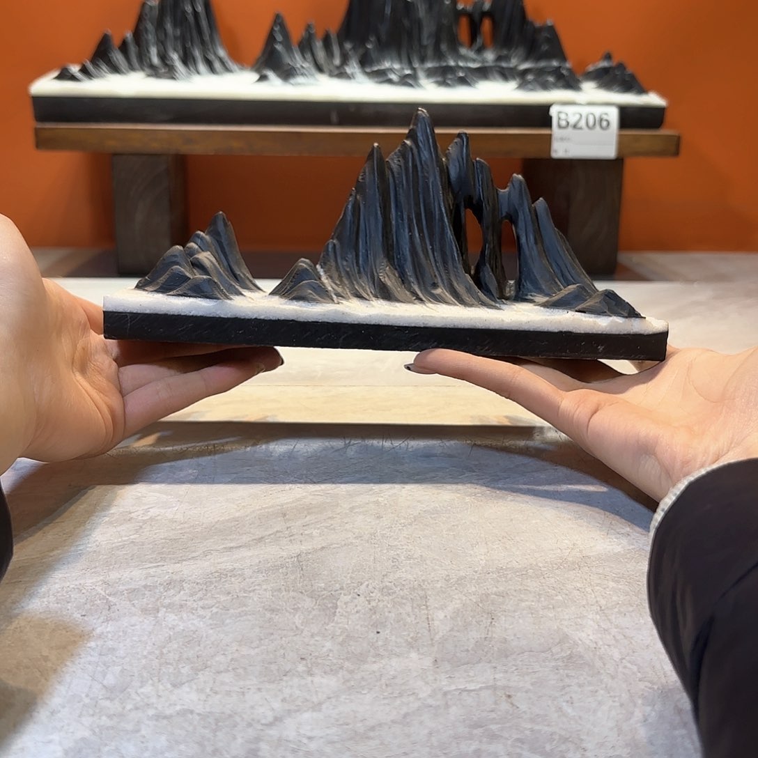 摆件茶*灵璧石奇石摆件 