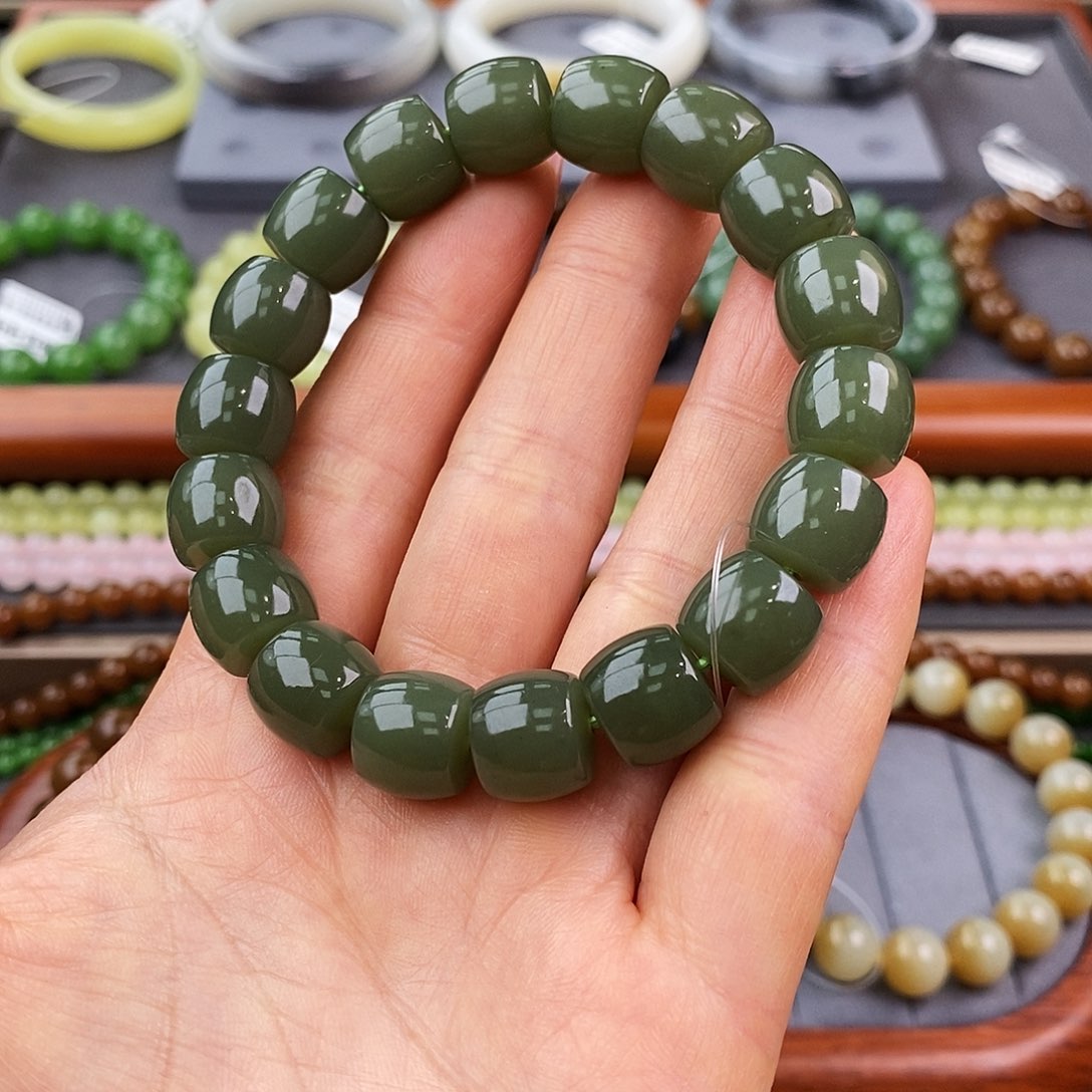 和田玉手链未镶嵌