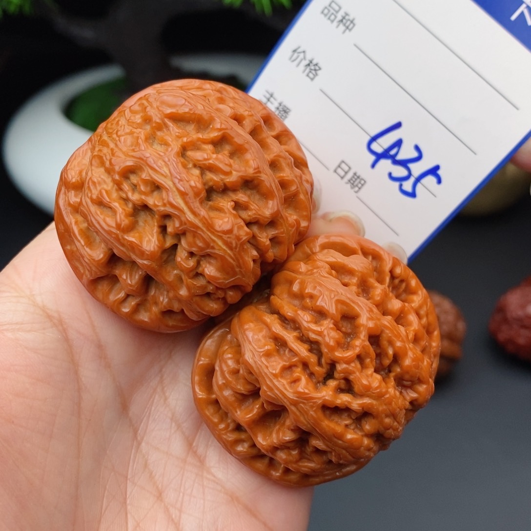 文玩核桃把件47粗筋435