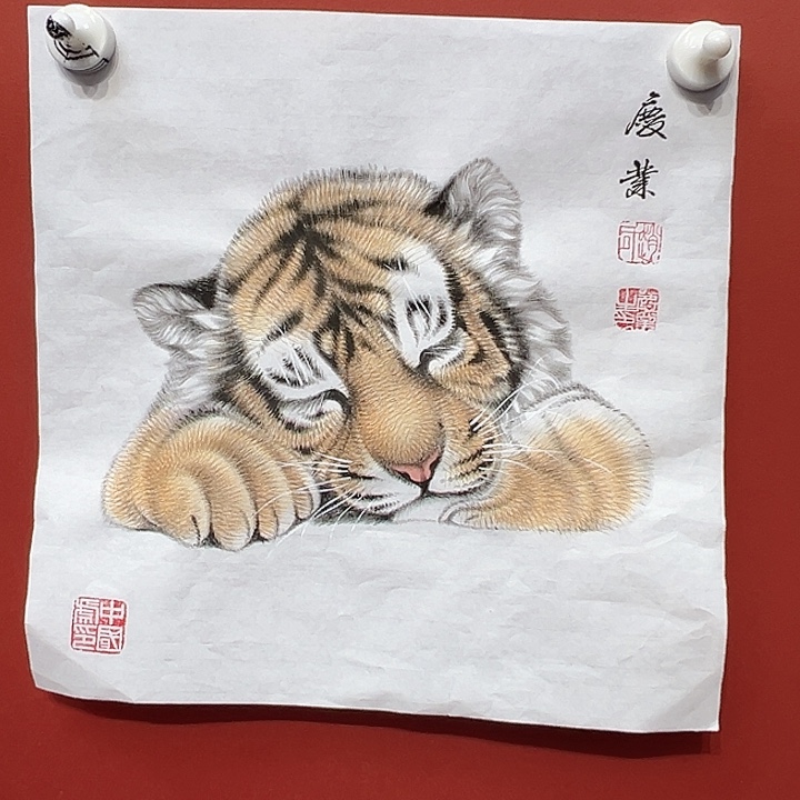 国画赵庆业老师国画作品月