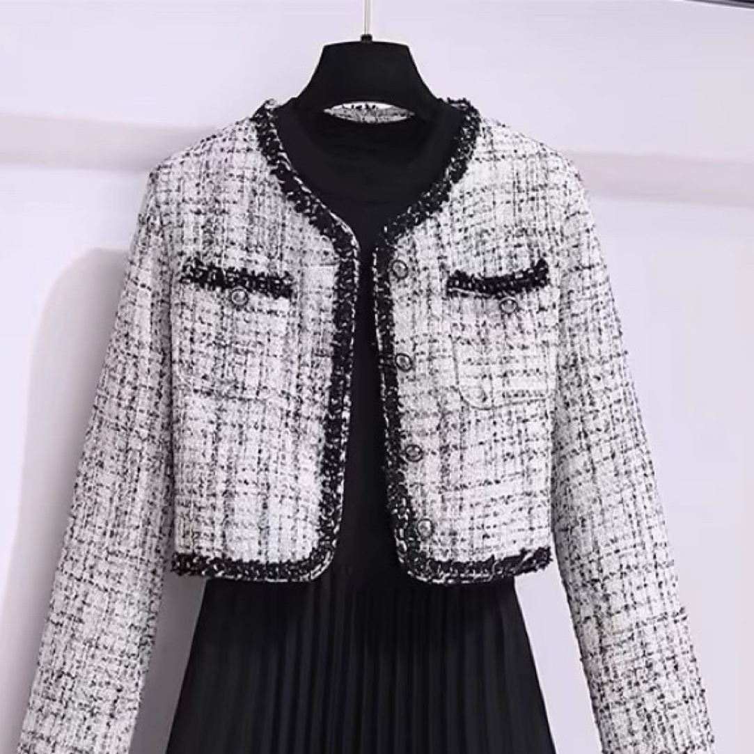 女装气质名媛高级感短款上衣（以直播间展示为准）后台小店下单随机