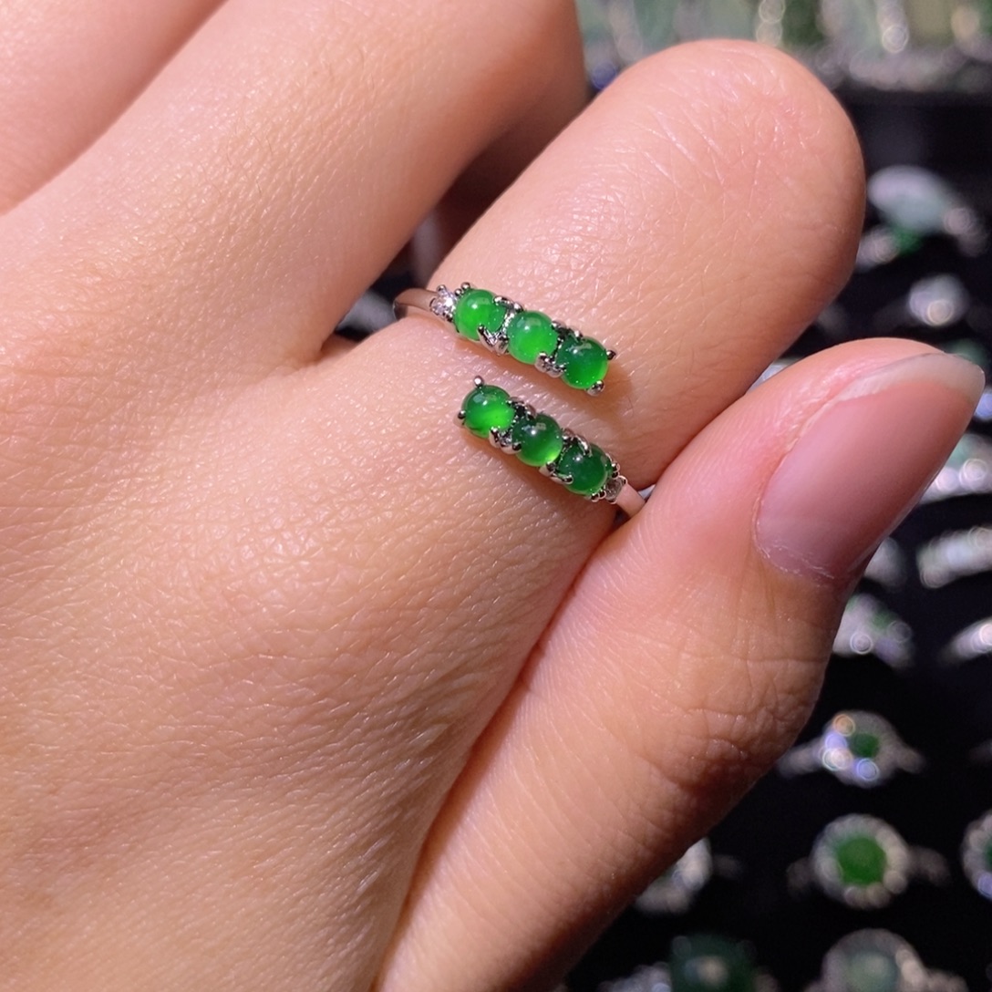 翡翠未镶嵌颈饰天然