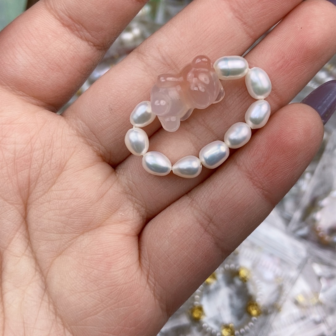 淡水珍珠未镶嵌戒指