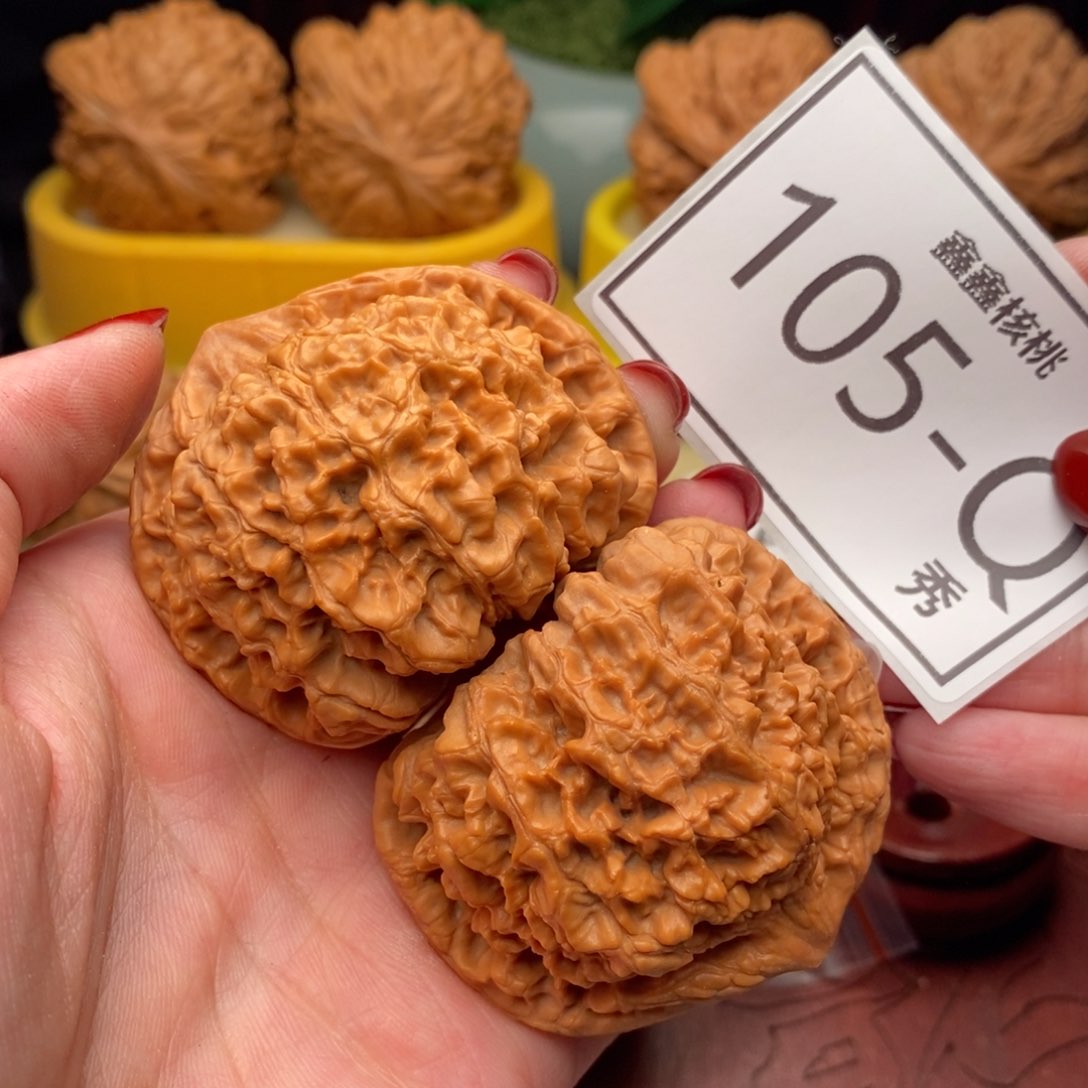 文玩核桃把件官帽51