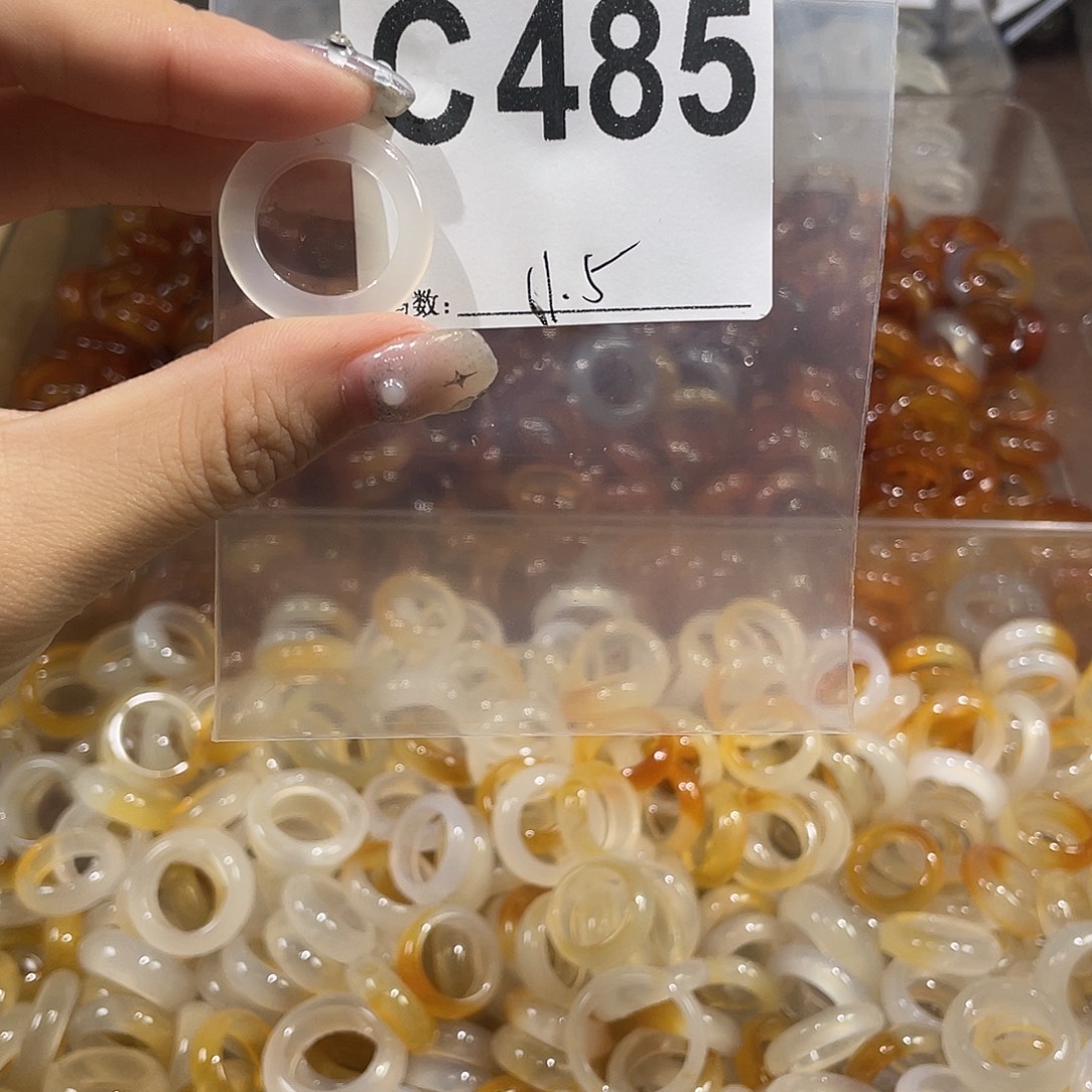 合金戒指玛瑙/玉髓485