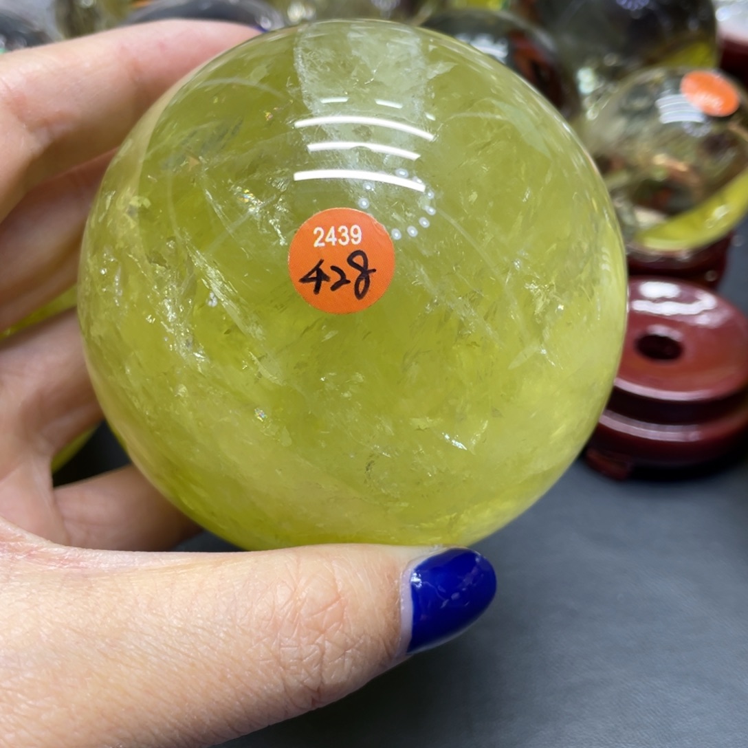 未镶嵌珠宝半成品水晶黄水，2439小鱼