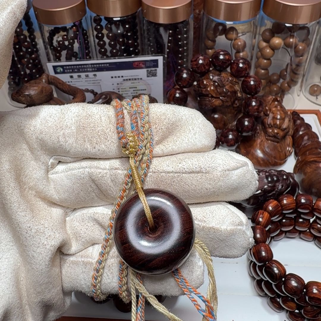 把件黄花梨/降香黄檀海南黄花梨平安扣把件