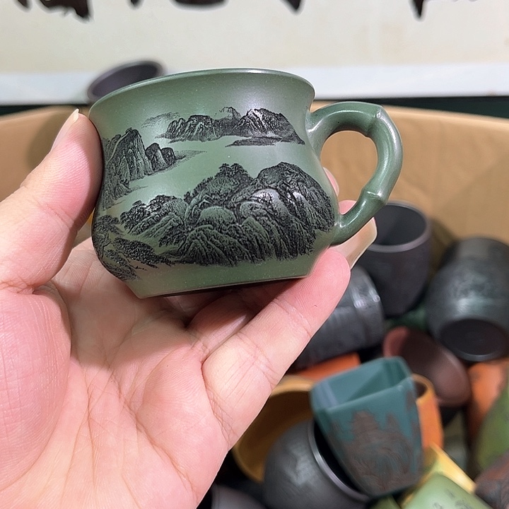 茶杯紫砂全手工紫砂主人杯