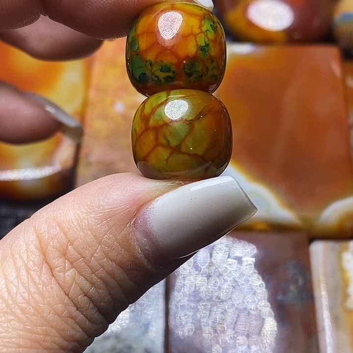 马***功玛瑙/玉髓未镶嵌颈饰