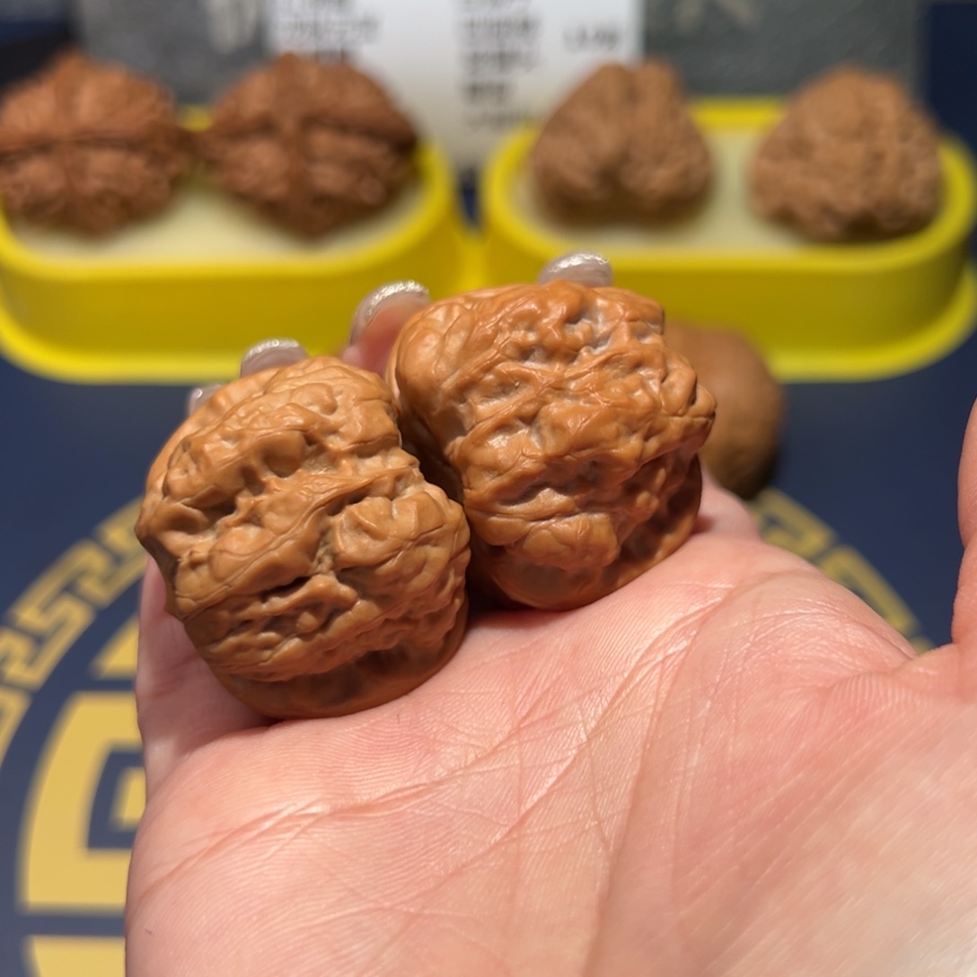 文玩核桃把件蛤蟆36.9