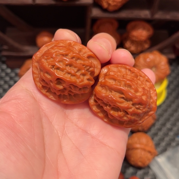 文玩核桃把件盘山35