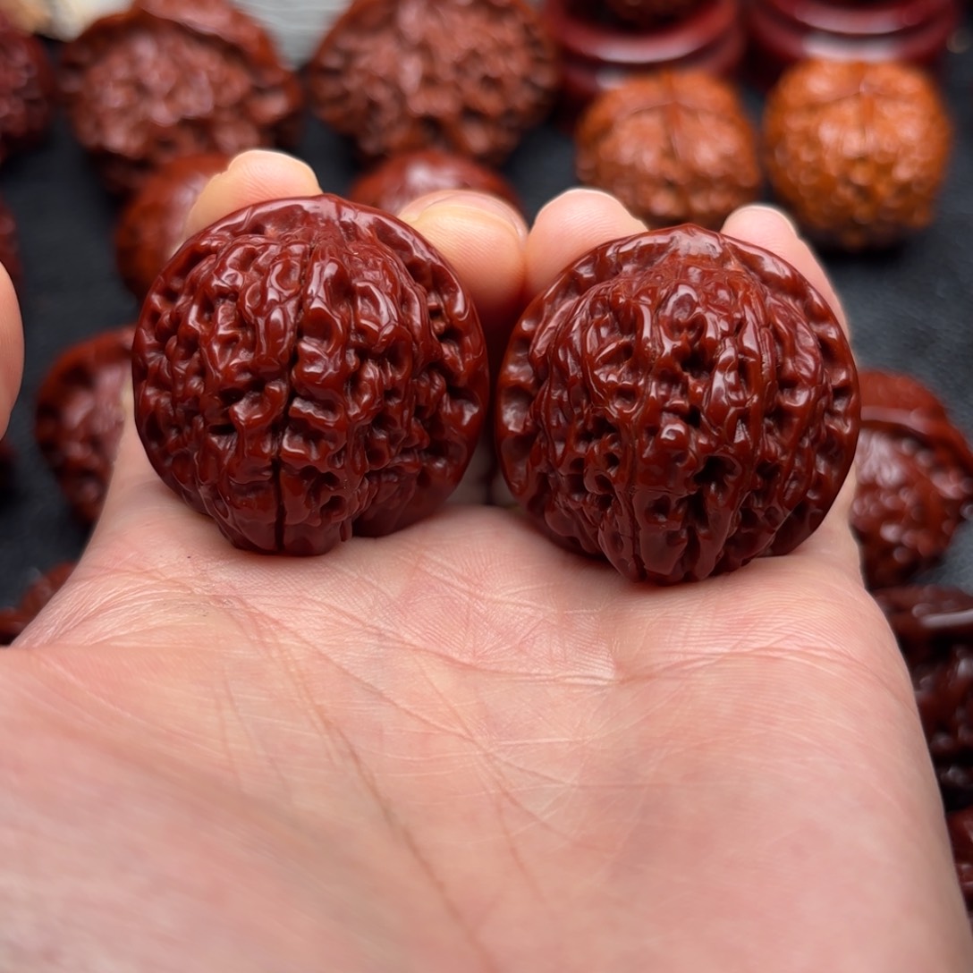 文玩核桃把件莲花