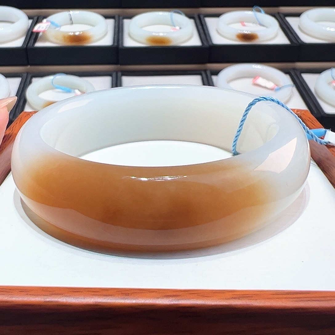 未镶嵌手镯和田玉珠****7