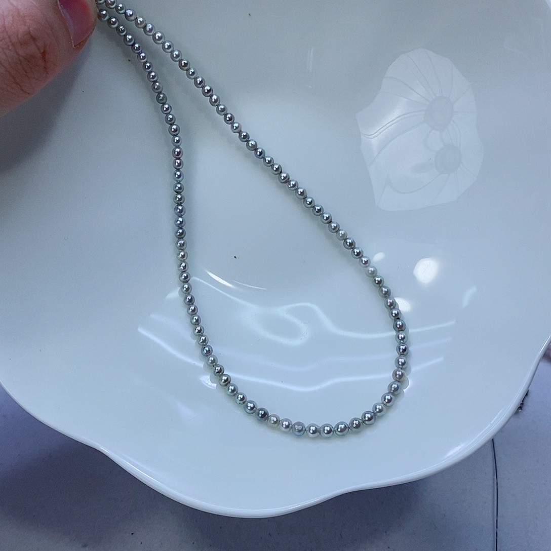海水珍珠颈饰银S925镶嵌