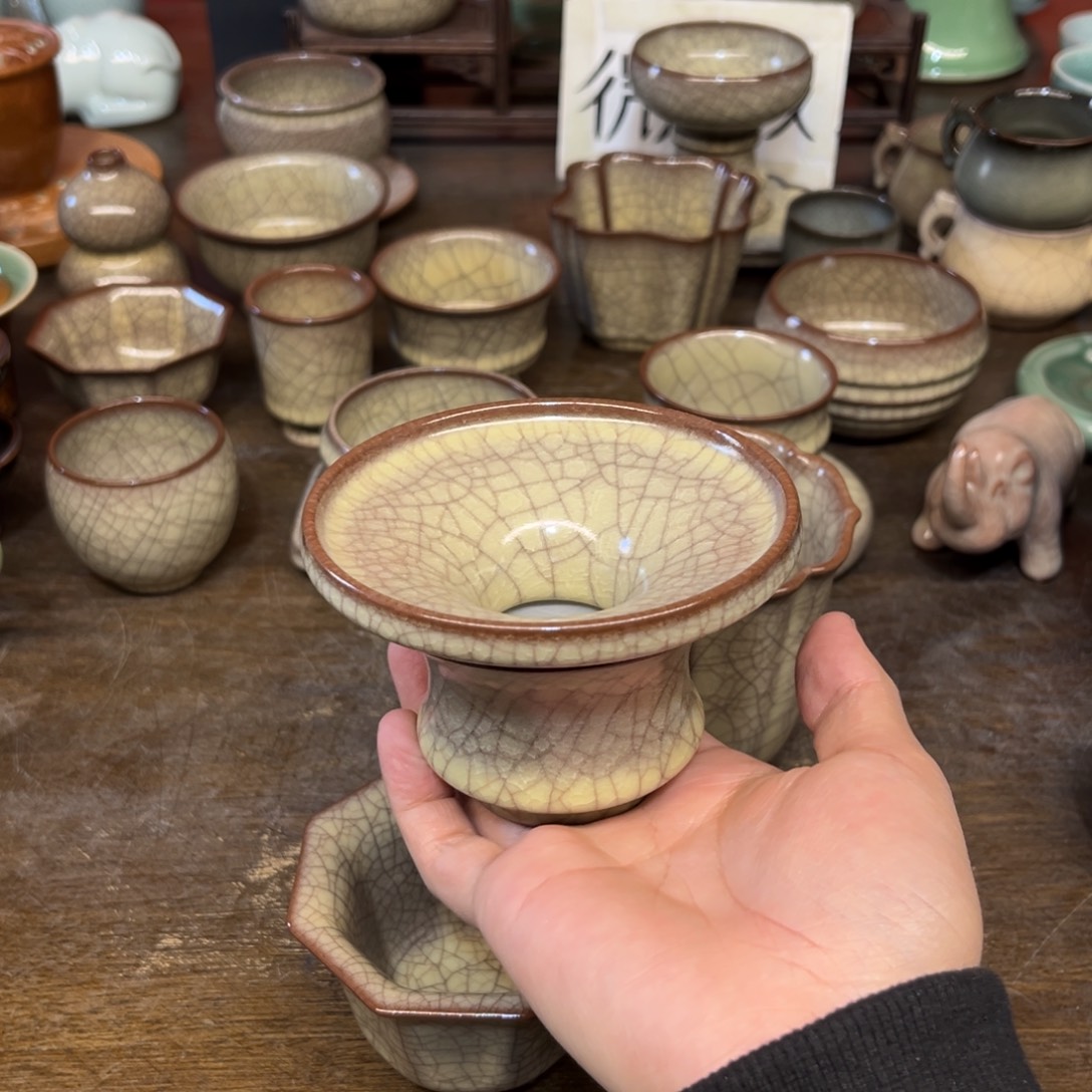 真***假蒋加宝  传世哥窑 