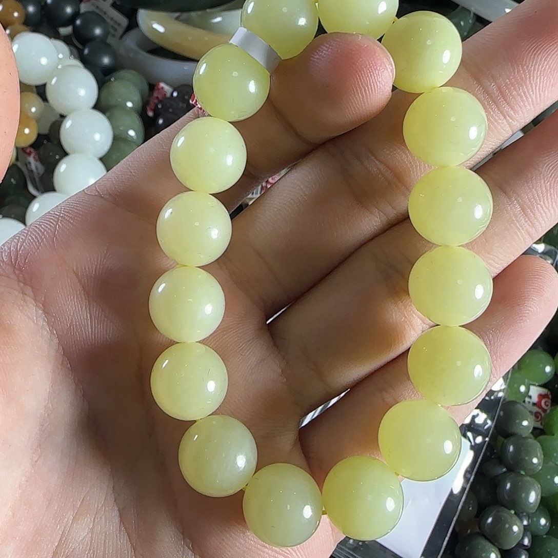 和田玉手链未镶嵌23