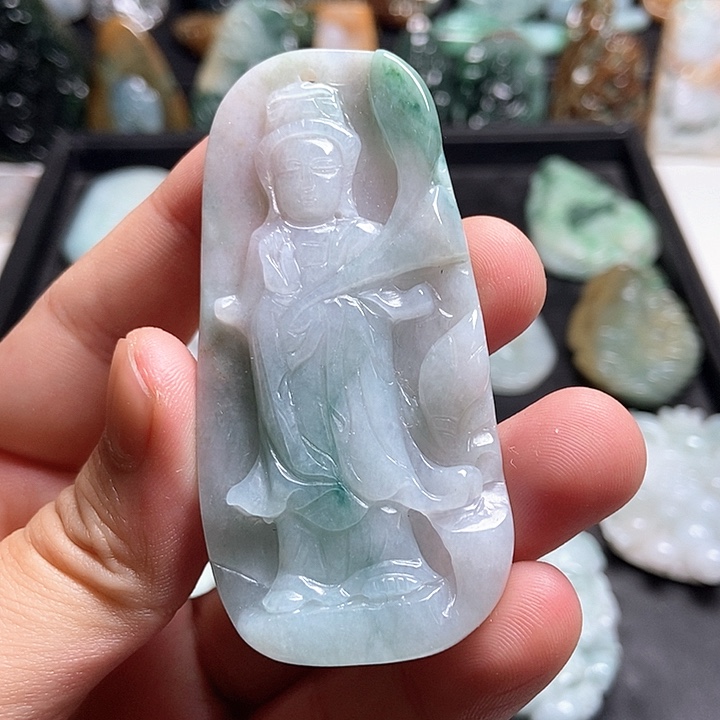 翡翠未镶嵌颈饰翡翠a货