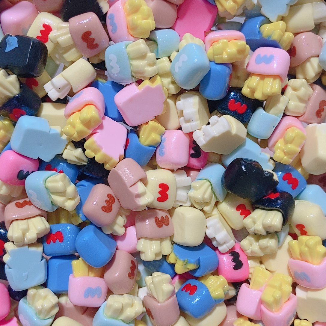 树脂想念金粉mini薯条100