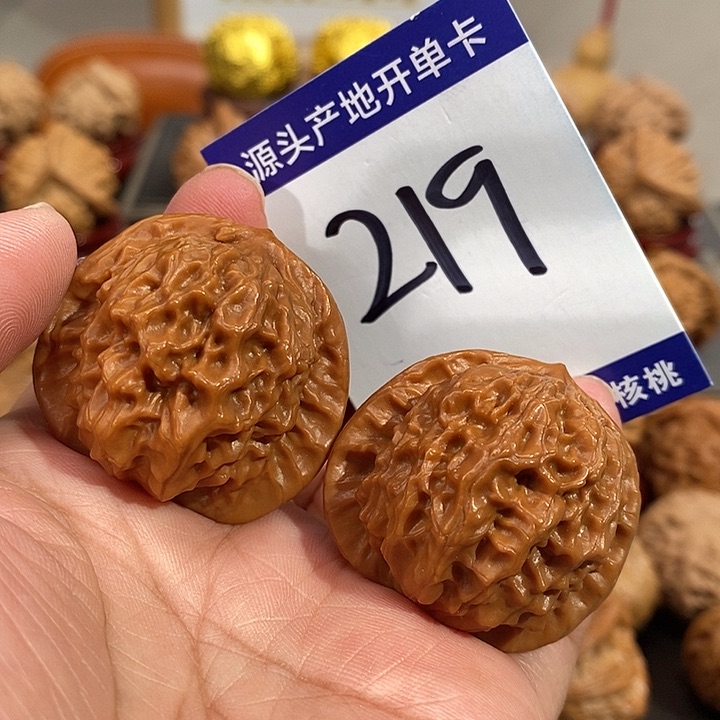 文玩核桃把件37手盘瓷娃娃219号