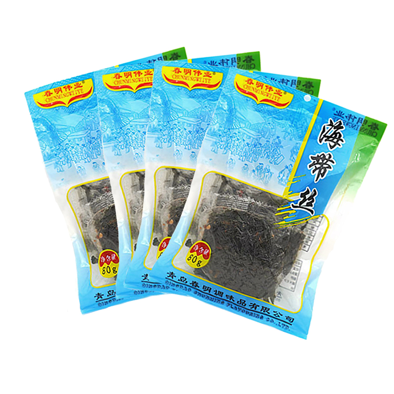大包童年味道春明干海带丝下饭开胃山东特产开袋即食方便独立包装 图片 3