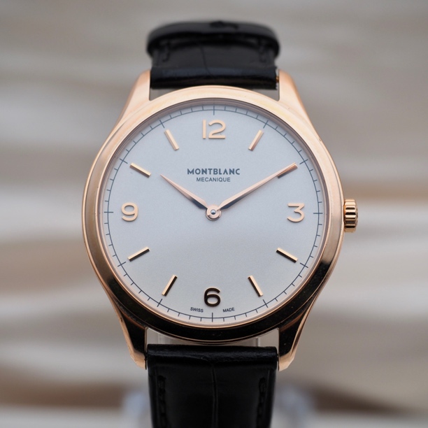 95新 Montblanc/万宝龙 传承系列 18k金 表径38mm 手动机械