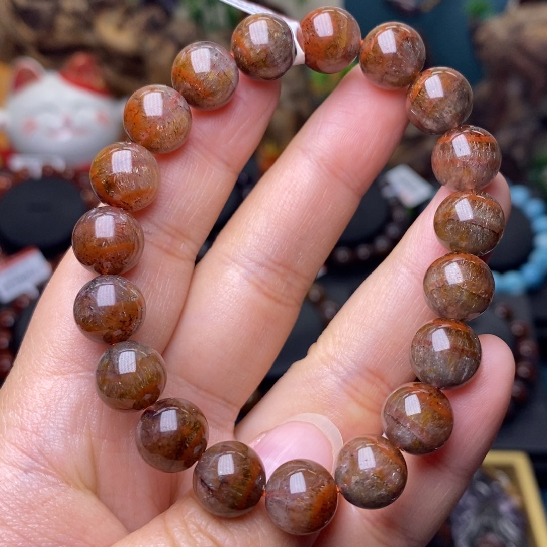 水晶A029老料极光单圈10m未镶嵌